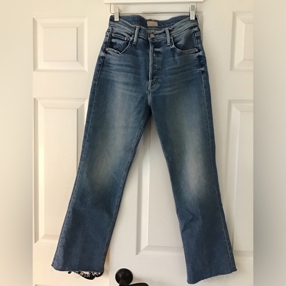 MOTHER The Tripper High Waist Ankle Fray Jeans | Size 26 - Picture 5 of 14